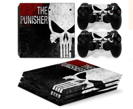 0131-0155 PS4 Pro game machine host Sticker Anti scraping geometric pattern sticker 16 3 12 0 - Tophatter Daily Deals