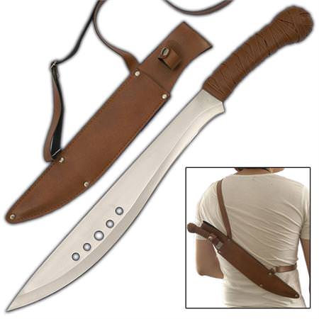 Denzel Washington The Book Of Eli Machete Sword - TOPHATTER'S ARMORY DEALS Collectible Weapons - Tophatter Daily Deals