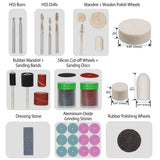 228-Piece: Rotary Dremel Accessory Tool Kit Home Improvement - Tophatter Daily Deals