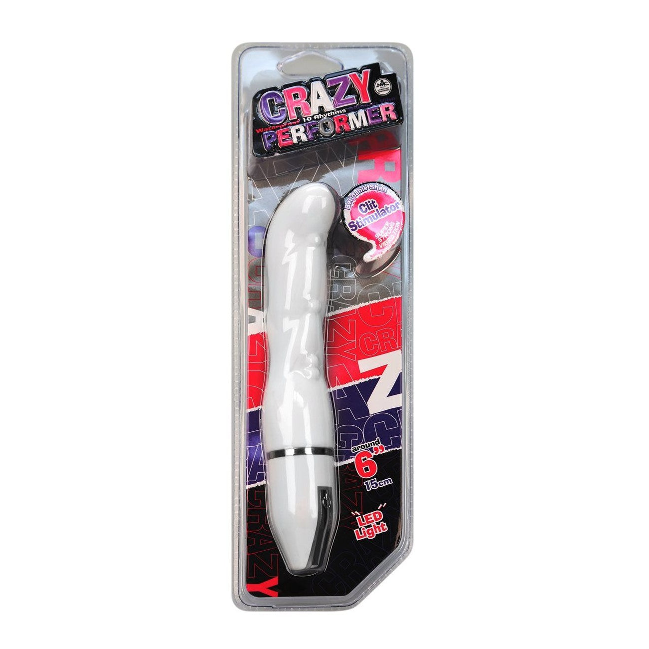 Crazy Performer Ripple G-Spot Vibrator in White Vibrator - Tophatter Daily Deals