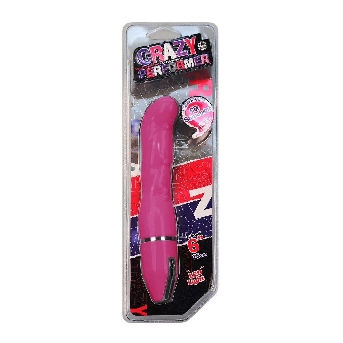 Crazy Performer Ripple G-Spot Vibrator in Pink Vibrator - Tophatter Daily Deals