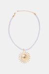 Zinc Alloy Sun Shape Pendant Necklace Necklaces - Tophatter Daily Deals