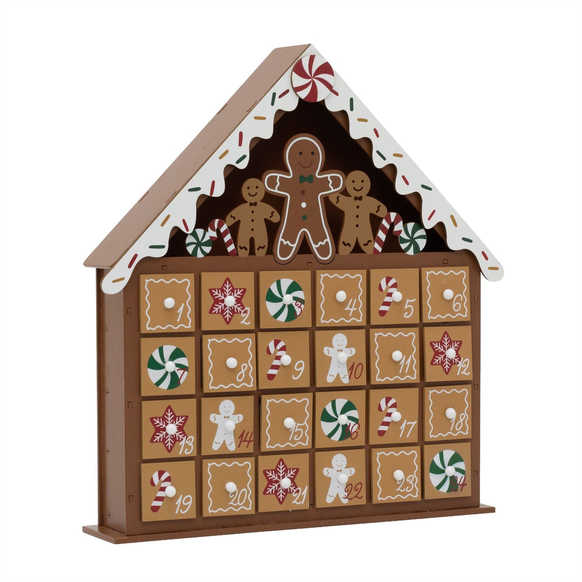 Gingerbread House Christmas Advent Calendar | Fill Our Own Advent Calendar Advent Calendar - Tophatter Daily Deals