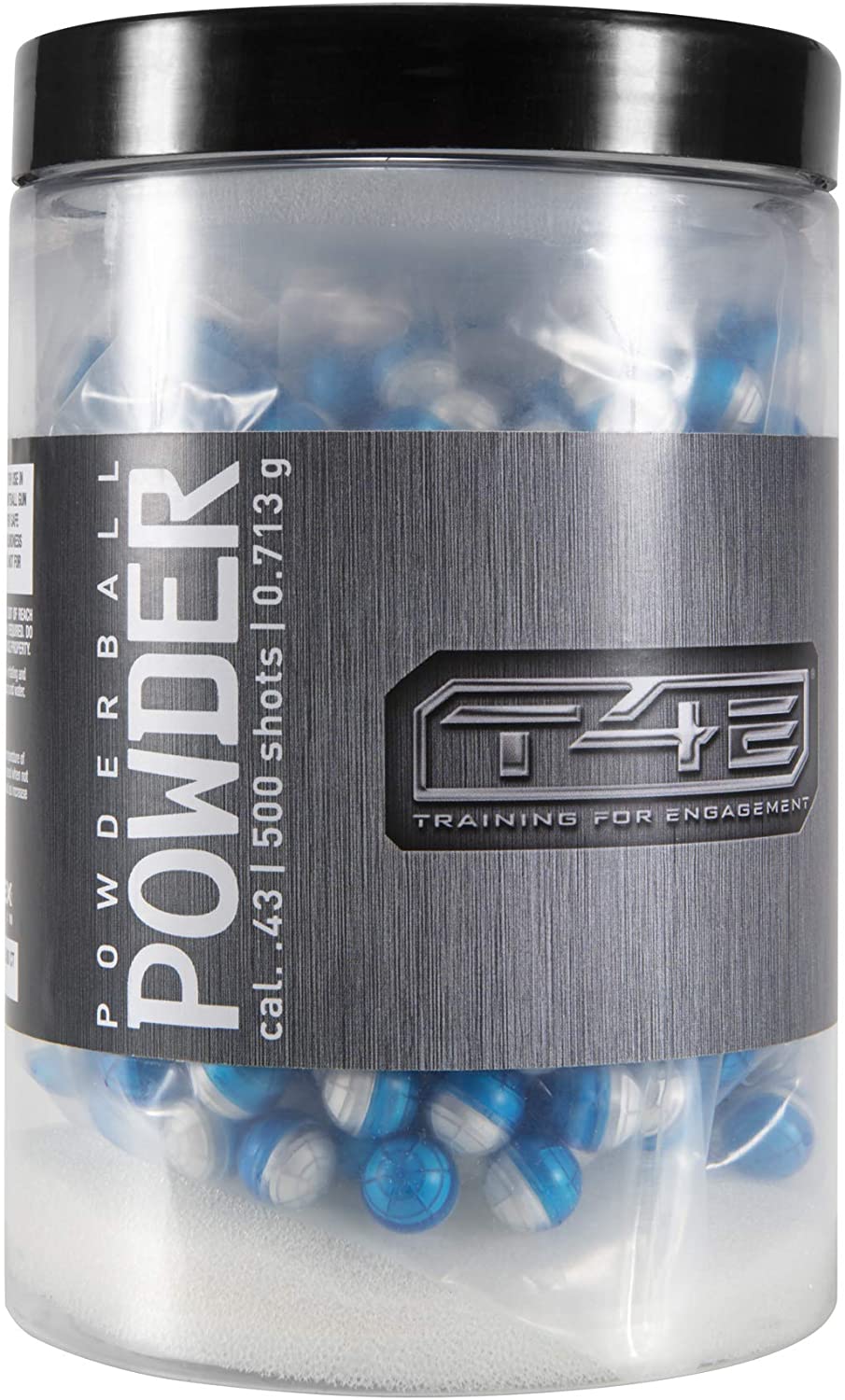 T4E Premium .43 Caliber Powder Ball Ammo, 500 Count Jar Collectible Weapons - Tophatter Daily Deals