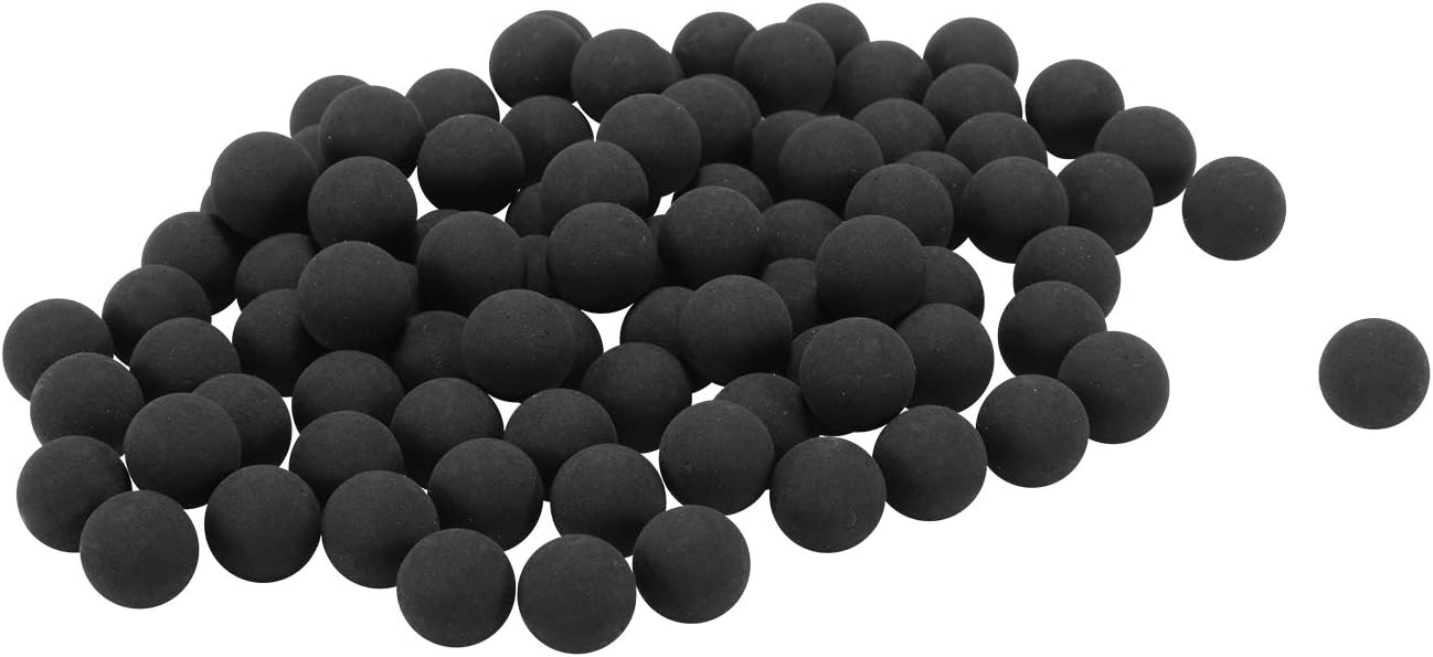 .50CAL T4E Premium Rubber Ball Ammo for Paintball Guns, Black - Tophatter Daily Deals