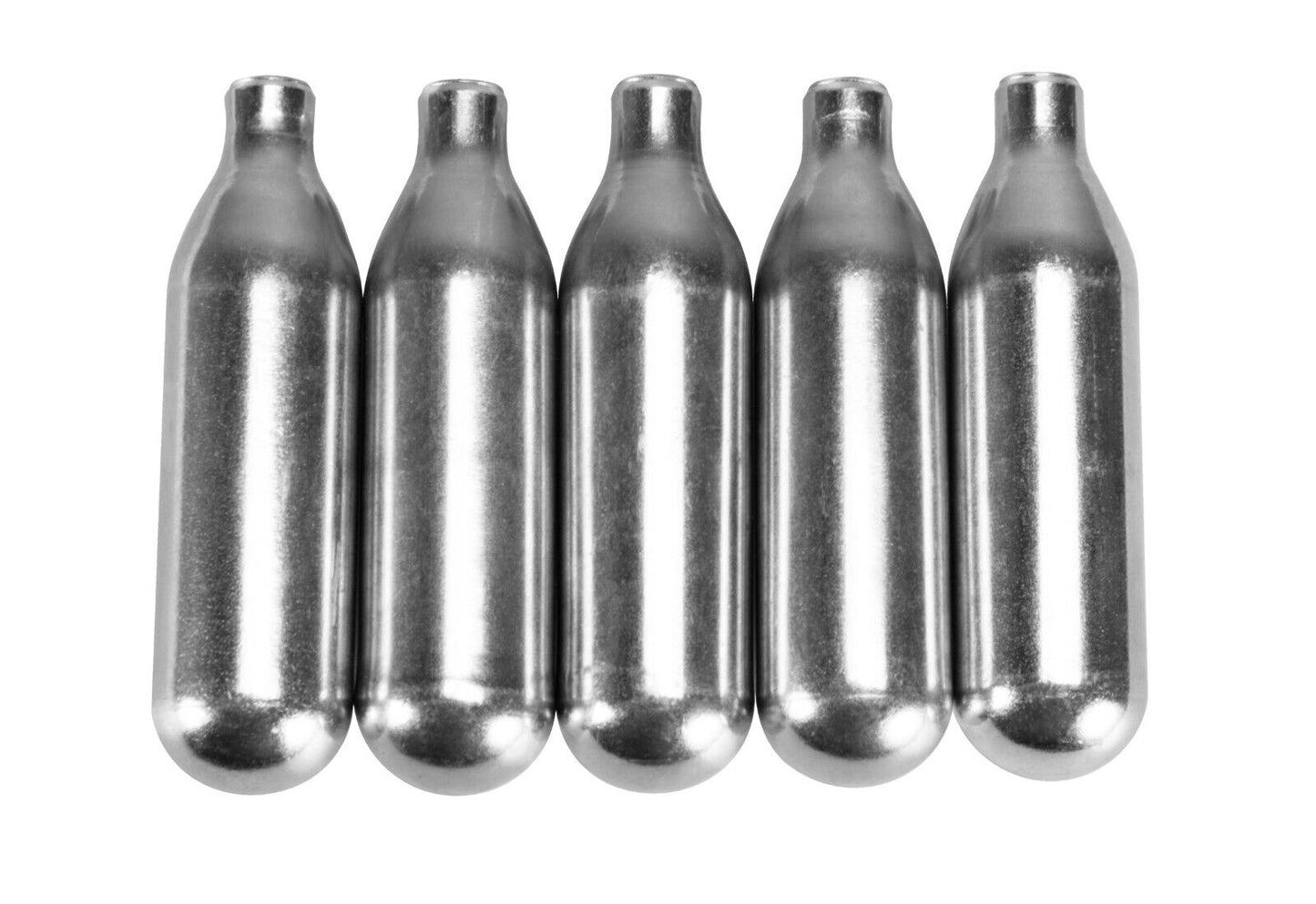 8 Gram CO2 Air Gun Cylinders Cartridges 5 Pack Collectible Weapons - Tophatter Daily Deals