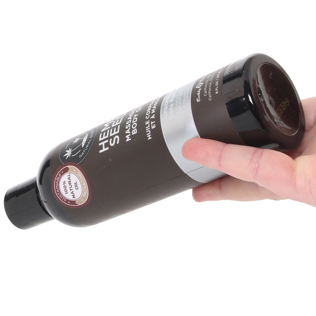 Hemp Seed Massage Oil 8oz/236ml in Unscented - Tophatter's Adult Products Sensual Love > Massage - Tophatter Daily Deals
