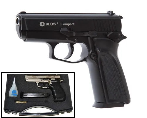 Blow Compact HP Black - 9MM Blank Firing Replica Gun - Tophatter Daily Deals