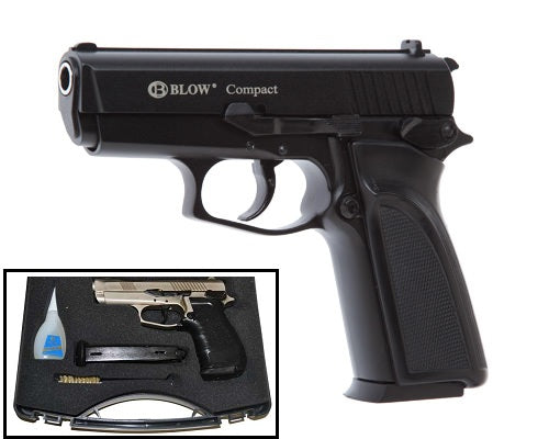 Blow Compact HP Black - 9MM Blank Firing Replica Gun - Tophatter's Guns'N'Weapons Store Collectible Weapons - Tophatter Daily Deals