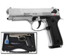 Blow F06 9MM Blank Firing Replica Gun Chrome Finish Collectible Weapons - Tophatter Daily Deals
