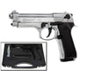 Blow V92F 9MM Blank Firing Replica Gun Chrome Finish Collectible Weapons - Tophatter Daily Deals