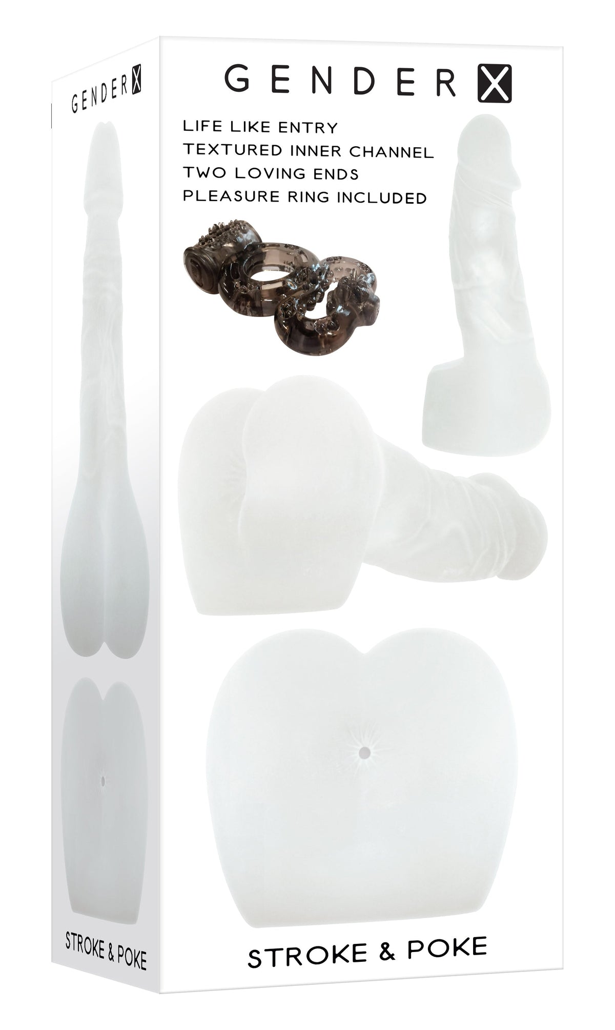 Gender X Stroke and Poke 8 Inch Stroker Dong > Sex Toys For Men > Masturbators > Vibrating - Tophatter Daily Deals
