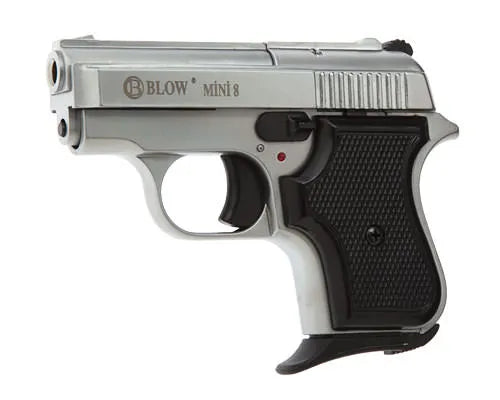 Replica Mini 8 V950 JF 8MM Blank Firing Pistol Chrome Finish - Tophatter Daily Deals