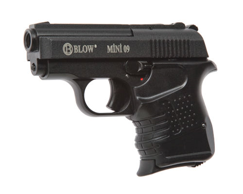 Blow Mini 09 Blank Firing Replica 9MM Gun - Black Finish Collectible Weapons - Tophatter Daily Deals