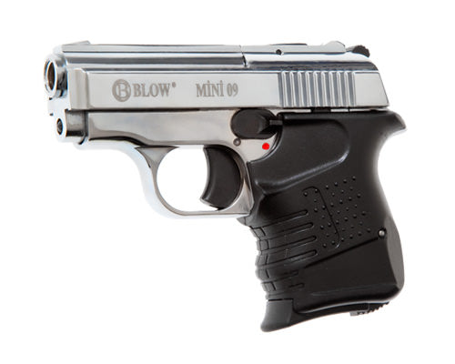 Blow Mini 09 Blank Firing Replica 9MM Gun - Chrome Finish - Tophatter's Inc. Weapons Store Online Collectible Weapons - Tophatter Daily Deals