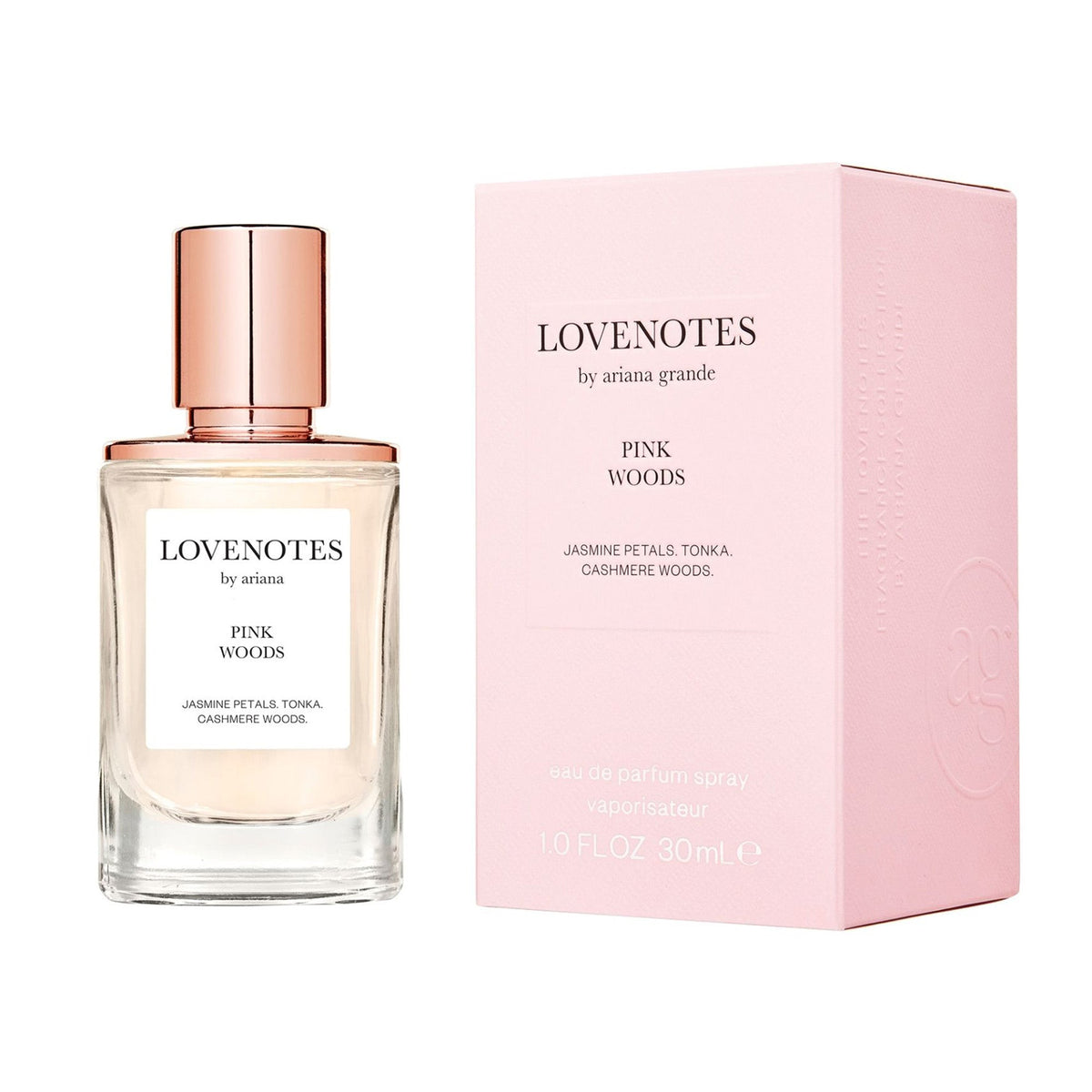 Ariana Grande Lovenotes Pink Woods Eau De Parfum 30ml Spray - Tophatter Daily Deals