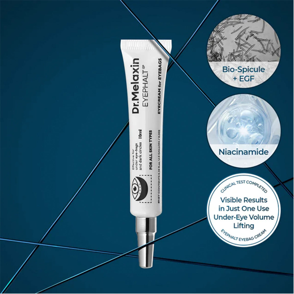 Dr Melaxin Eyephalt Eye Cream 10ml Tube - Tophatter Daily Deals