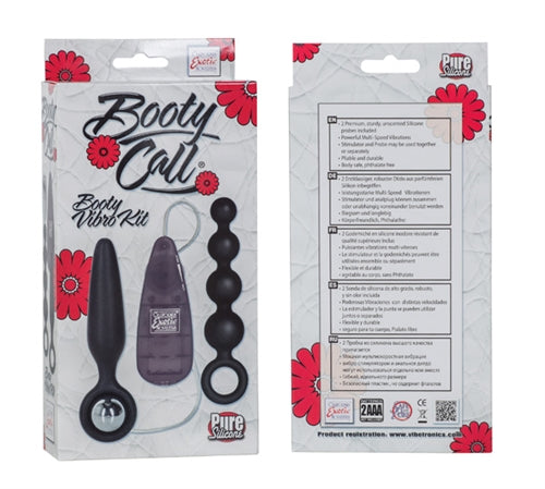 Booty Call Vibro Anal Kit – Anal Vibrator Kit > Anal Range > Butt Plug Kits - Tophatter Daily Deals