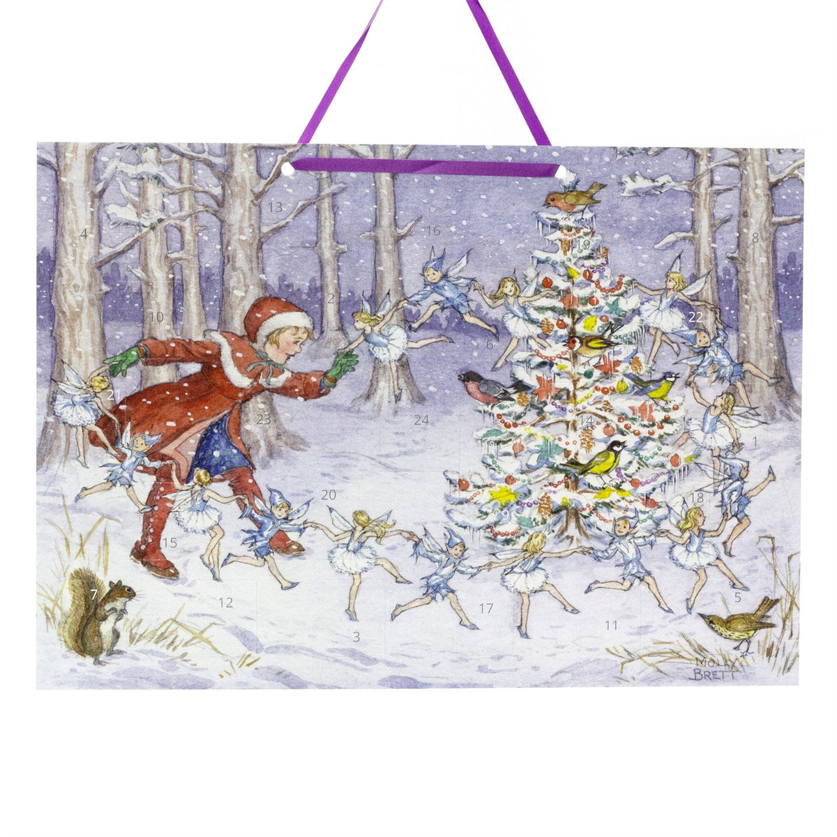 Snow Fairies Christmas Advent Calendar | Traditional Picture Advent Calendar Advent Calendar - Tophatter Daily Deals