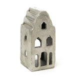 Silver Metal House Shaped Tealight Candle Holder | Christmas Tea Light House Candle Holder - Tophatter Daily Deals