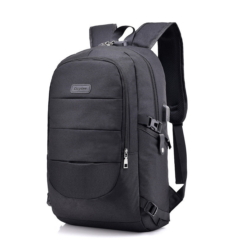 Business Computer Bag With Built-in USB Charging Port Black 0 - Tophatter Daily Deals