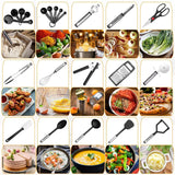 23-Piece Set: Kitchen Utensil Set Stainless Steel Nylon Kitchen Tools & Gadgets - Tophatter Daily Deals