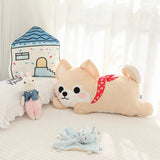 Kawaii Cute Printed Shiba Inu Cushion Pillow Off white Humidifier - Tophatter Daily Deals