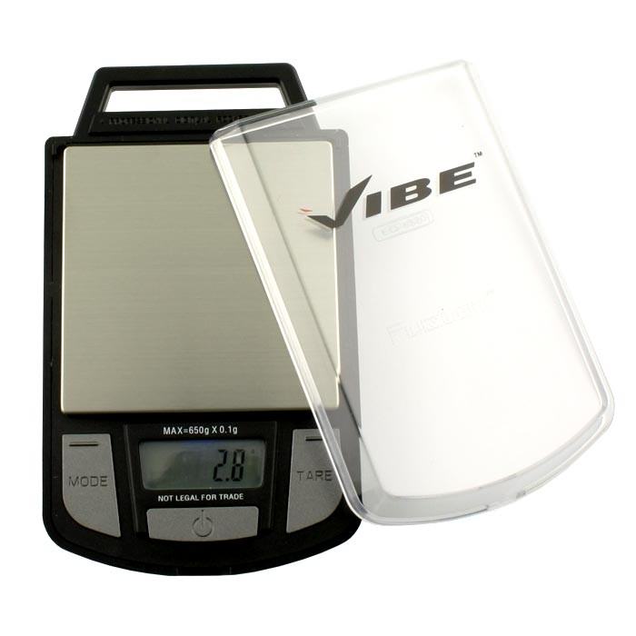 Vibe Black Digital Pocket Scale 250g x 0.1g - Calibration Weight - Tophatter Daily Deals