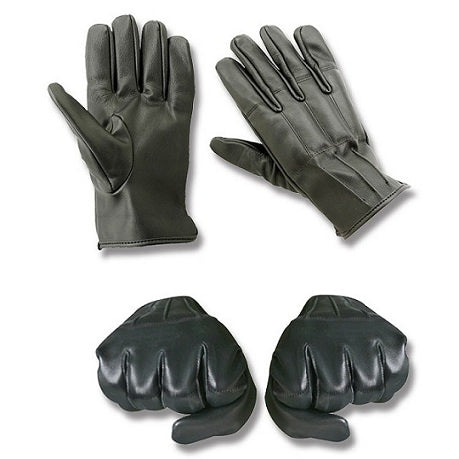 Steel Shot Leather Tactical Sap Gloves - Size L Collectible Weapons - Tophatter Daily Deals