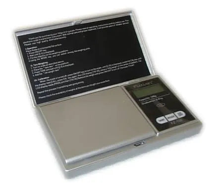 Fuzion Professional Digital Pocket Scale 350g x 0.1g - Silver - Tophatter Daily Deals