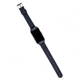 Bracelet Leather Strap With Lychee Pattern Black 0 - Tophatter Daily Deals
