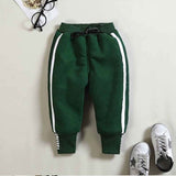 Baby winter clothing plus velvet pants Army Green 0 - Tophatter Daily Deals
