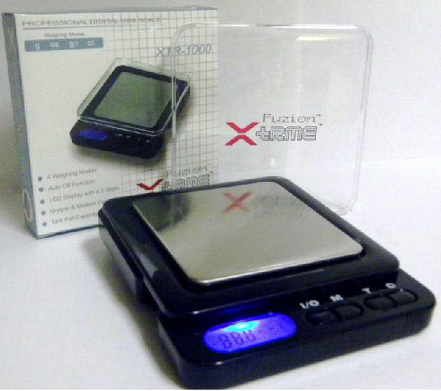 Fuzion XtRME 1000g gram x 0.1 Digital Pocket Mini Scale - TOPHATTER'S ARMORY DEALS Collectible Weapons - Tophatter Daily Deals