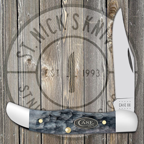 Case Pocket Hunter - Gray Jigged Bone - 23113 Traditional Knives - Tophatter Daily Deals