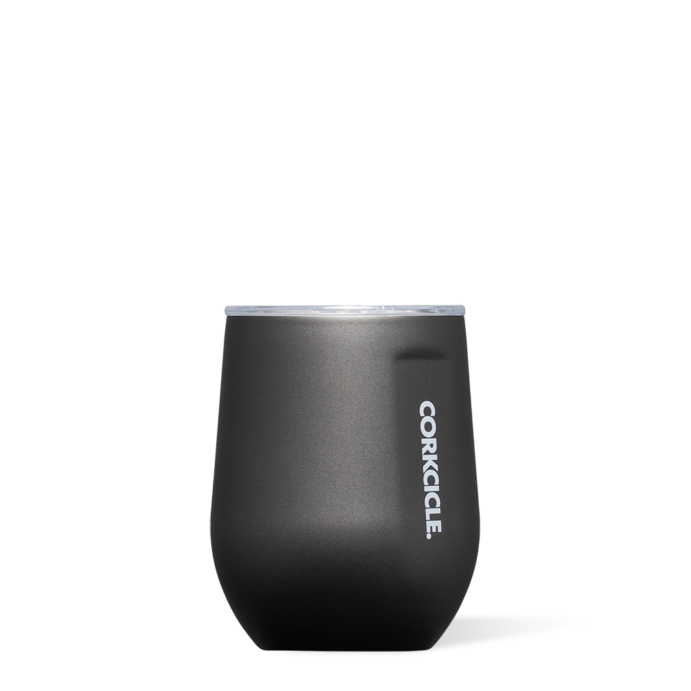 Pure Taste Stemless by CORKCICLE. Ceramic Slate Grey 12oz Stemless - Tophatter Daily Deals