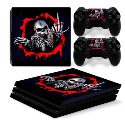 0131-0155 PS4 Pro game machine host Sticker Anti scraping geometric pattern sticker 10 3 12 0 - Tophatter Daily Deals