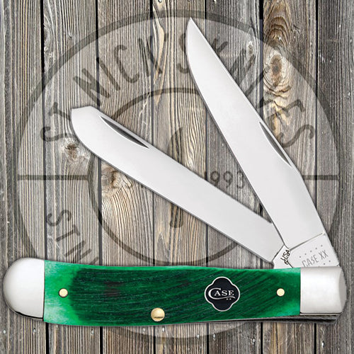 Case Trapper - Sawcut Clover Bone - Quatrefoil - 23210 Traditional Knives - Tophatter Daily Deals