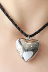 Heart Pendant Rope Necklace Necklaces - Tophatter Daily Deals