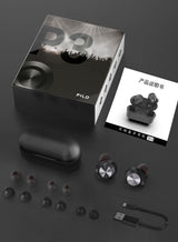 5.3 Bluetooth Headset Binaural In-ear Noise Reduction 0 - Tophatter Daily Deals