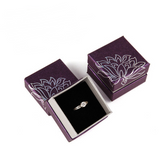 Beads hand string box bracelet box jewelry gift box Deep purple ring box 0 - Tophatter Daily Deals
