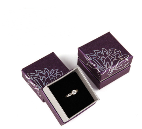 Beads hand string box bracelet box jewelry gift box Deep purple ring box 0 - Tophatter Daily Deals