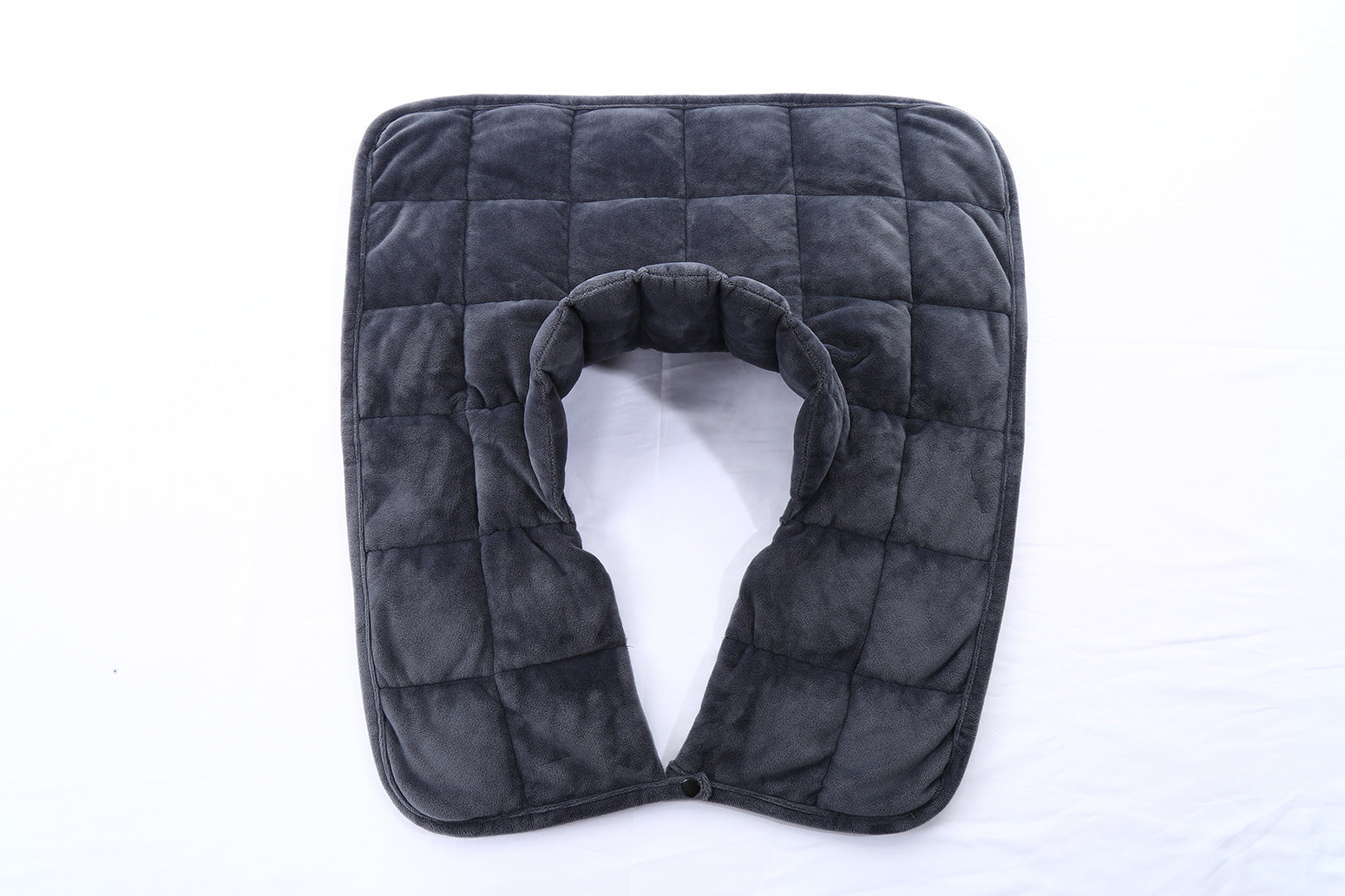 Kathy Ireland Weighted Neck and Shoulder Wraps - 4.5 lbs Charcoal Grey Bedding - Tophatter Daily Deals
