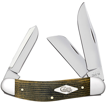 Case Sowbelly - Shot Show Edition - Tony Bose - Black/Green Natural Canvas Micarta - 23474 Knives - Tophatter Daily Deals