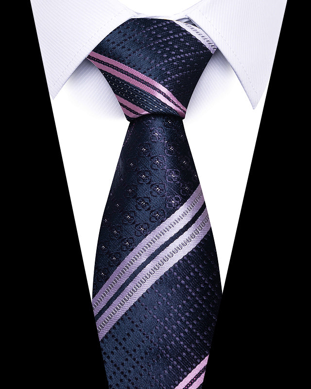 Men's Neckties - Formal Classic Patterned Tie (50 Style Options) Purple Reign Texture Belts & Ties - Tophatter Daily Deals