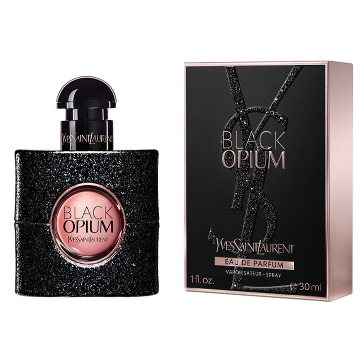 YSL Black Opium Eau De Parfum 30ml Spray - Tophatter Daily Deals