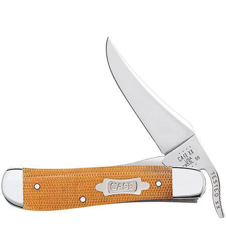 Case RussLock - Natural Canvas Micarta - 23692 Knives - Tophatter Daily Deals