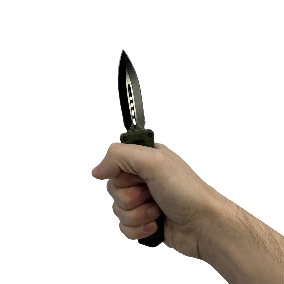 4.5" Dagger Blade OTF Knife w/ Belt Clip - Tophatter Daily Deals