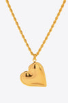 Heart Pendant Copper Necklace Necklaces - Tophatter Daily Deals