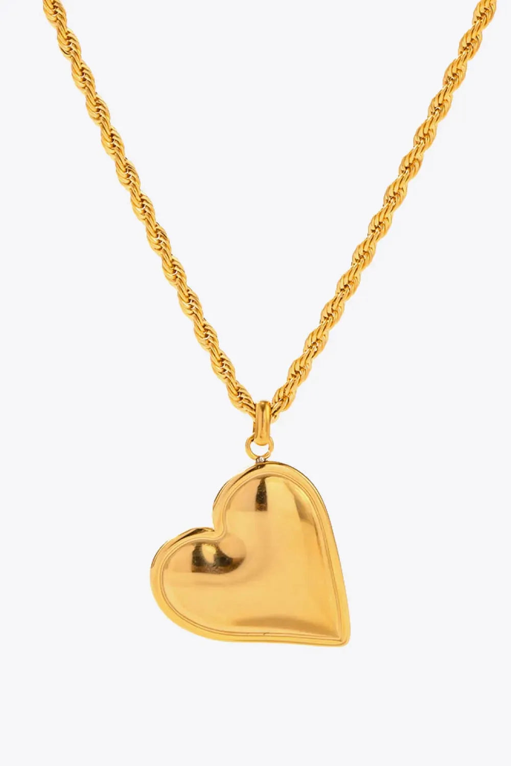 Heart Pendant Copper Necklace Necklaces - Tophatter Daily Deals