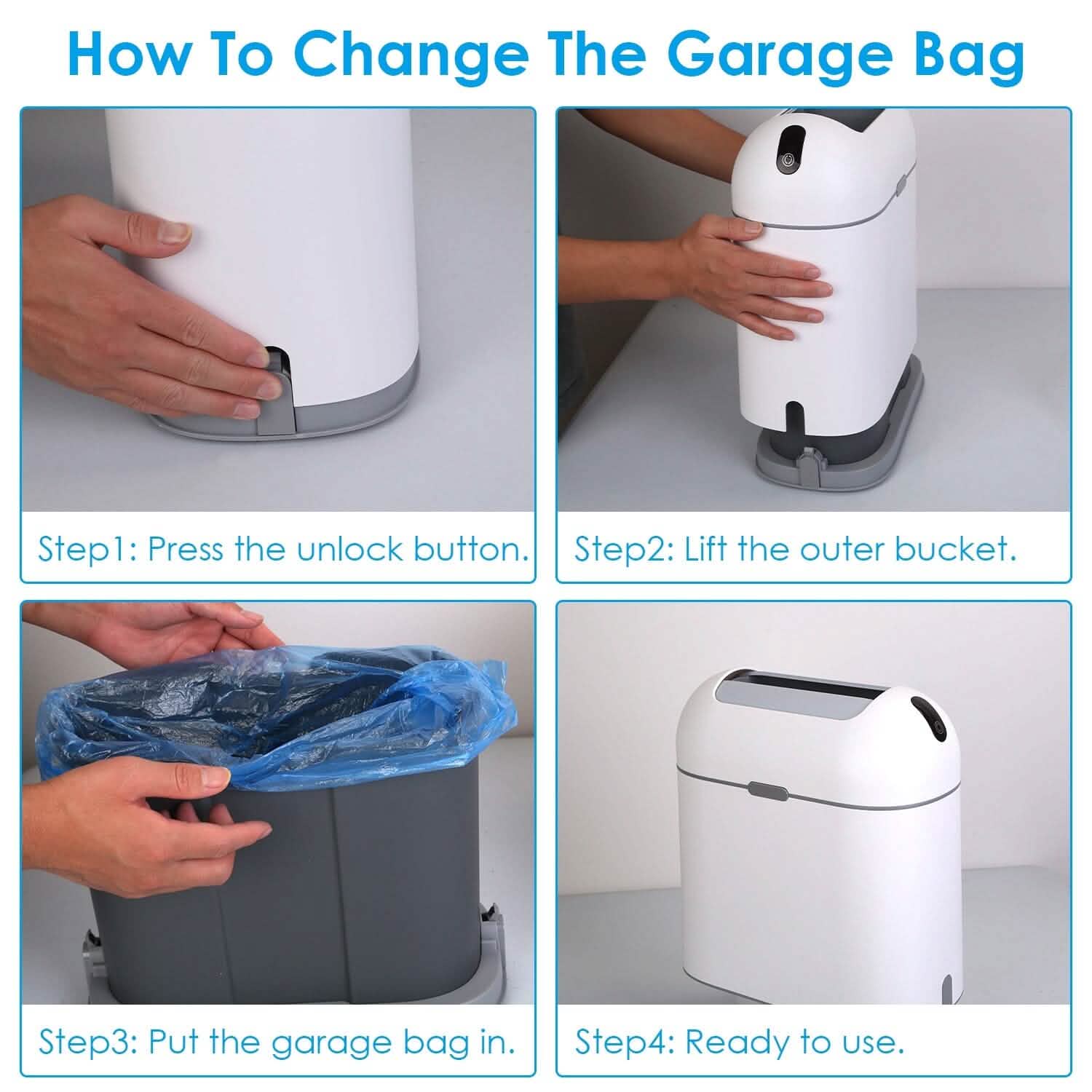 2.38 Gal/9L Automatic Trash Can Household Appliances - Tophatter Daily Deals